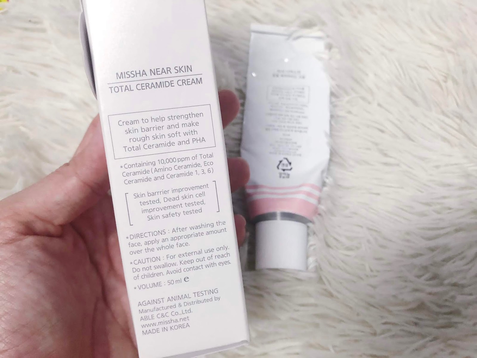 missha near skin total ceramide cream