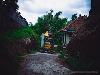 Balinese House Guard Shrines Facing The House Road At Patemon Village, North Bali, Indonesia