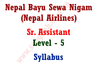 Nepal Bayu Sewa Nigam Sr. Assistant Syllabus Nepal Airlines