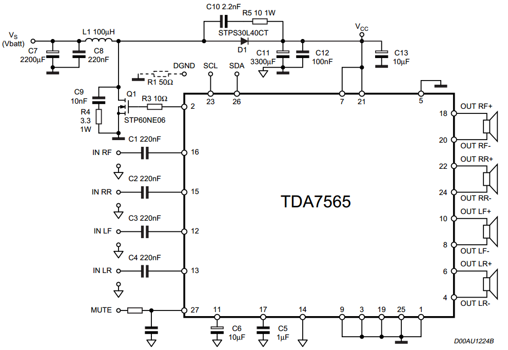 TDA7561 datasheet