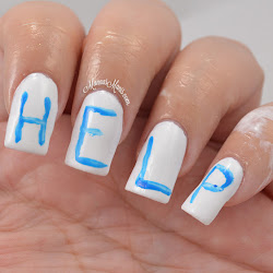 halloween splatter blood nail help tutorial latex liquid cuticles apply around