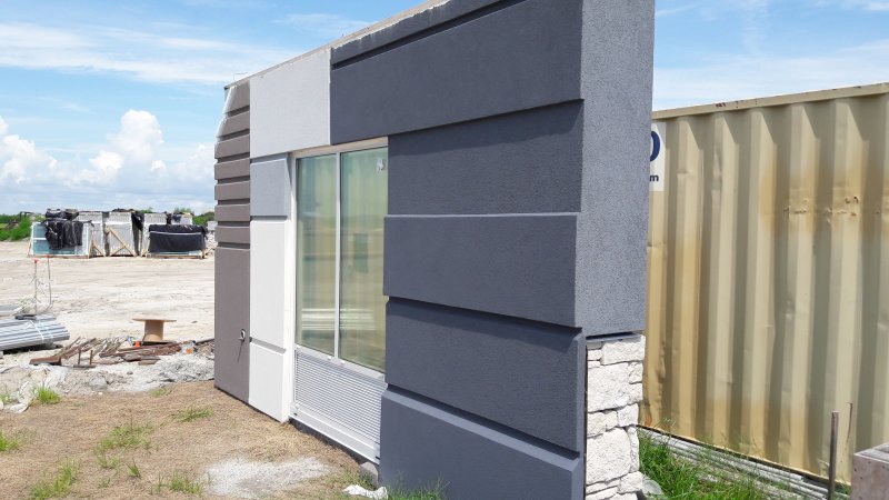 Exterior Finish Mock-Up Exterior Finish Mock-Up