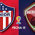 Atlético Junior vs Patriotas EN VIVO ONLINE Por la fecha 15° de la Liga Águila / HORA Y CANAL