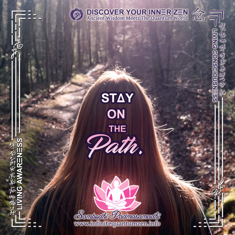 Stay On The Path, Inspiration Vibration - Infinite Quantum Zen, Success Life Quotes