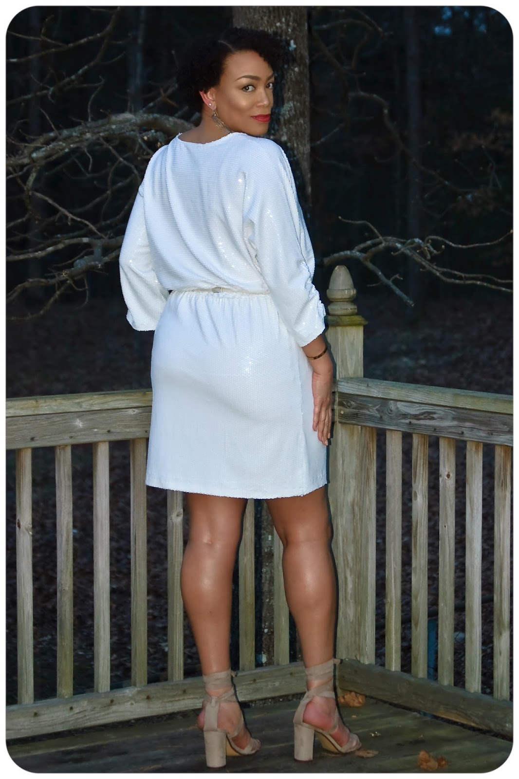 Vogue 8961 | A Little White Sequin Dress - Erica Bunker DIY Style!