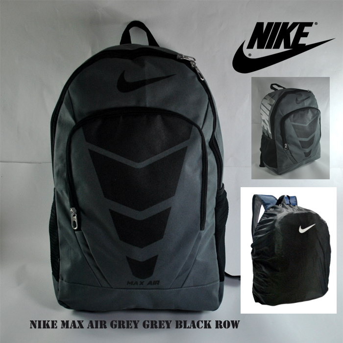 Tas Ransel Nike Max Air Abu Hitam Row Tas Bola tas ransel nike max air abu hitam row tas bola