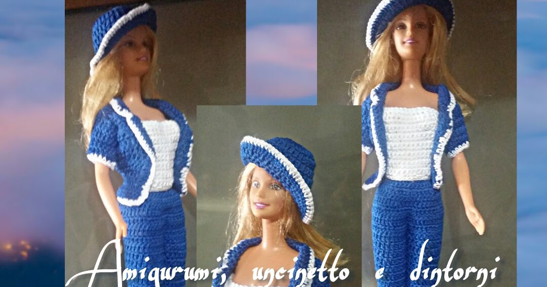Gli schemi per i vestiti di Barbie da fare all'uncinetto
