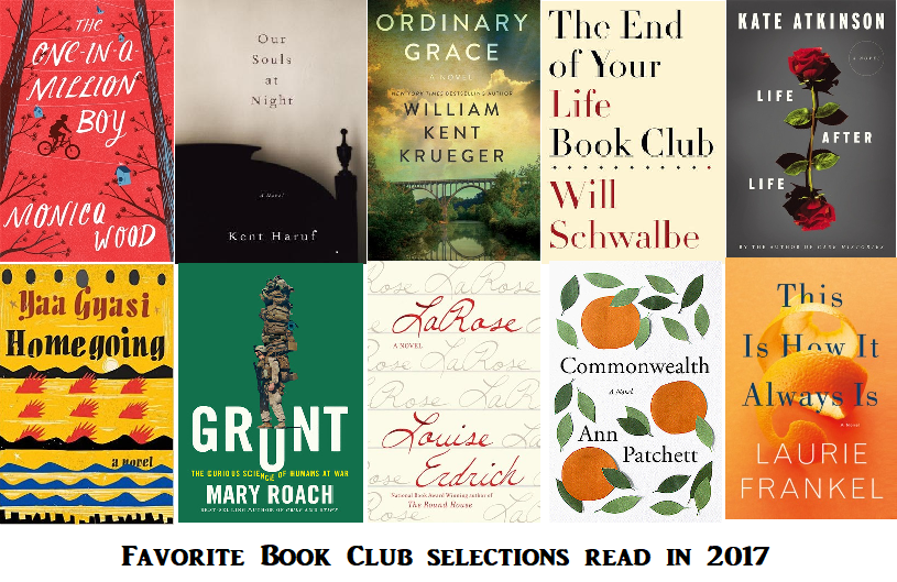 My Head Is Full of Books Best Book Club Selections of 2017