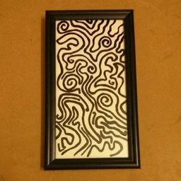 Tile Painting - Abstract Design