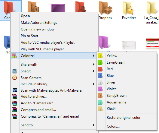 كيفية تلوين مجلداتك على حاسوبك بالوان محتلفة وجميلة colorize your folders Colorize