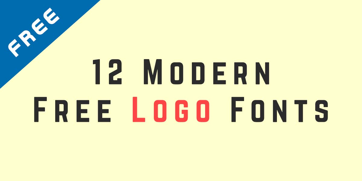 12 modern free logo font designers lane free logo fonts