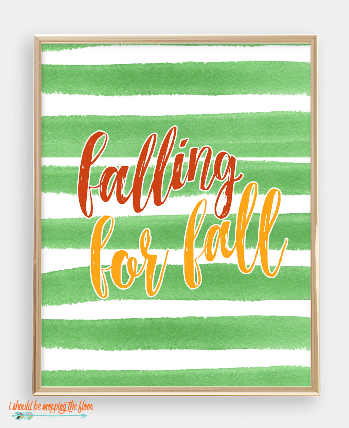 Falling for Fall Printable