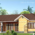 Eco friendly single floor Kerala villa