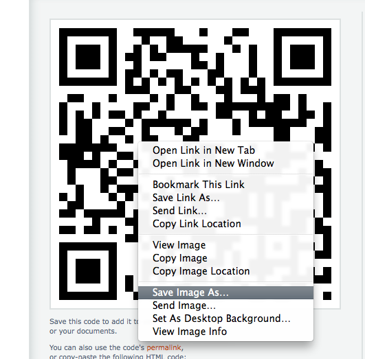 Take Out Photo QR code tutorial
