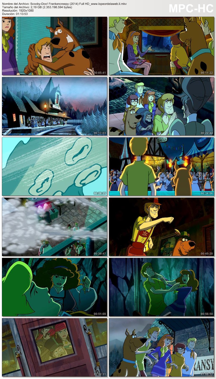 Scooby-Doo! Frankencreepy (2014)BRRip 1080p  Dual Lat/Ing 