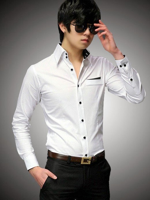 black dressing shirt