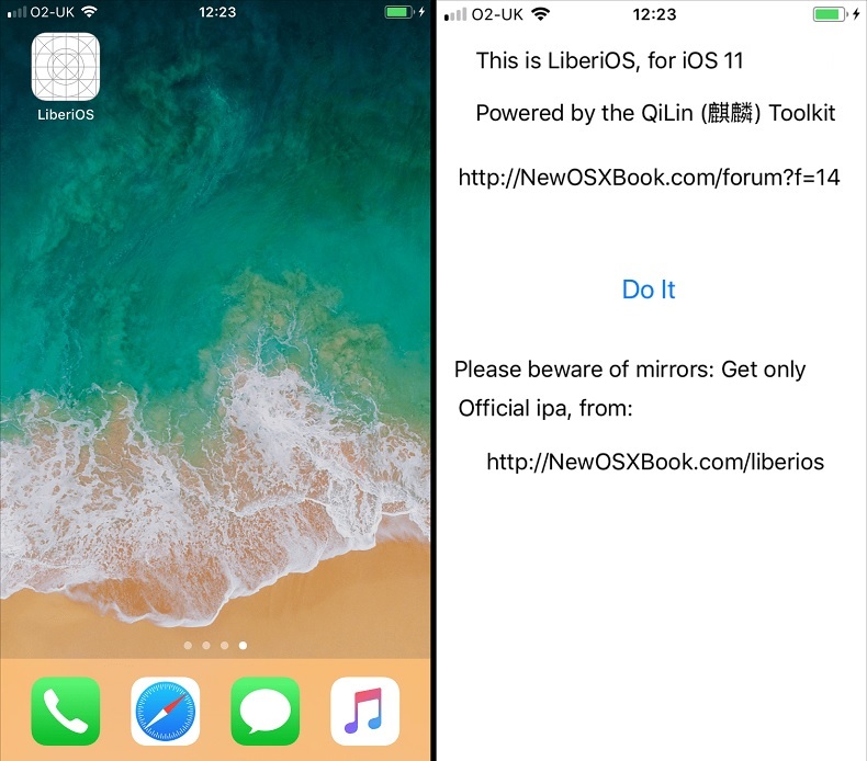 LiberiOS Jailbreak for iOS 11 Firmware LiberiOS Jailbreak for iOS 11 Firmware