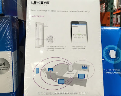 Eliminate dead zones with the Linksys AC1200 Boost EX Wi-Fi Range Extender