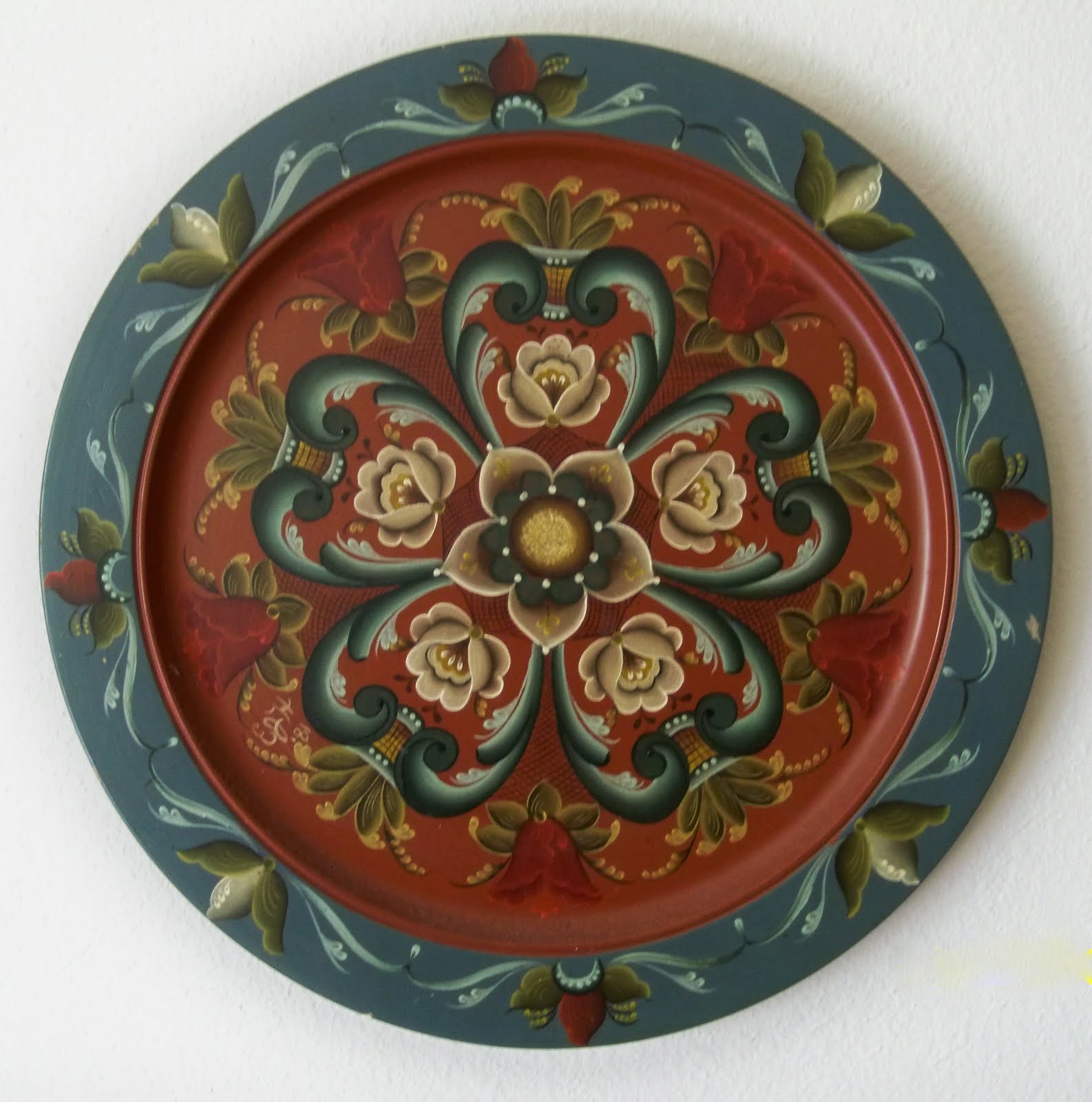 ANNA DONAHUE ART: Interior Design Requirement: Rosemaling