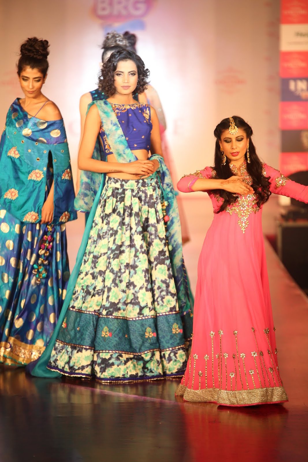 jaipur couture show Fushia bridal couture