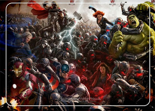 Vengadores: Invitaciones para Imprimir Gratis. Para hacer invitaciones, tarjetas, marcos de fotos o etiquetas, para imprimir gratis de Vengadores.
