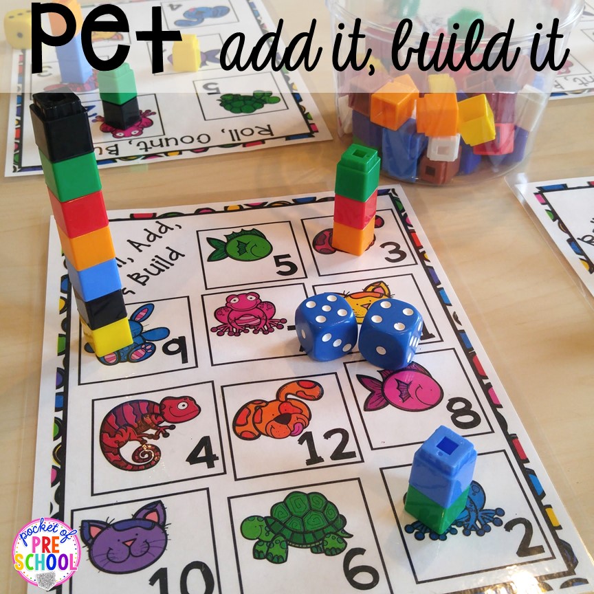 Pet Themed Activities and Centers Pocket of Preschool