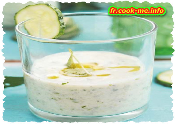 Salade de poulet et tzatziki Salade de poulet et tzatziki