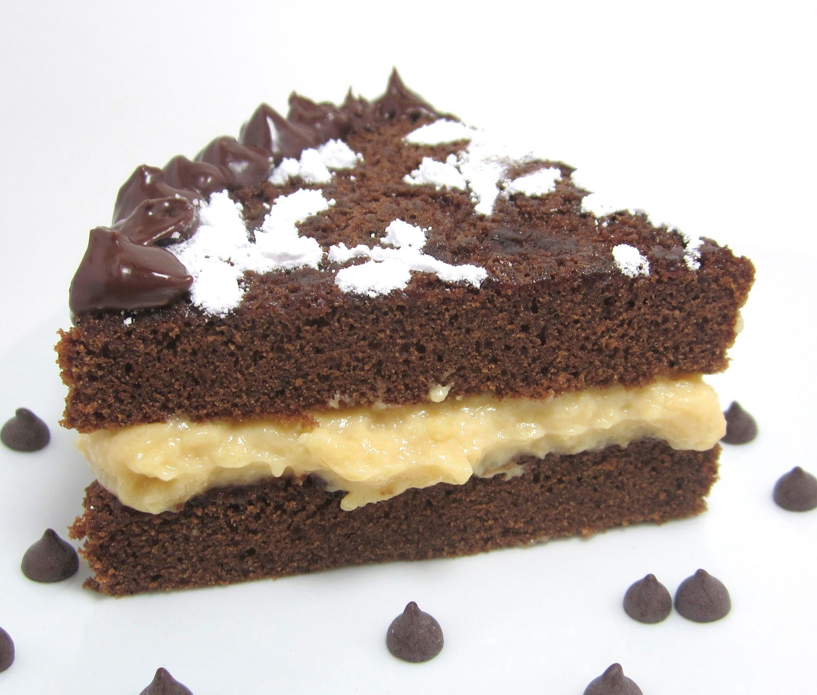 Dulce Isis: Genoise de Chocolate y Crema de Vainilla