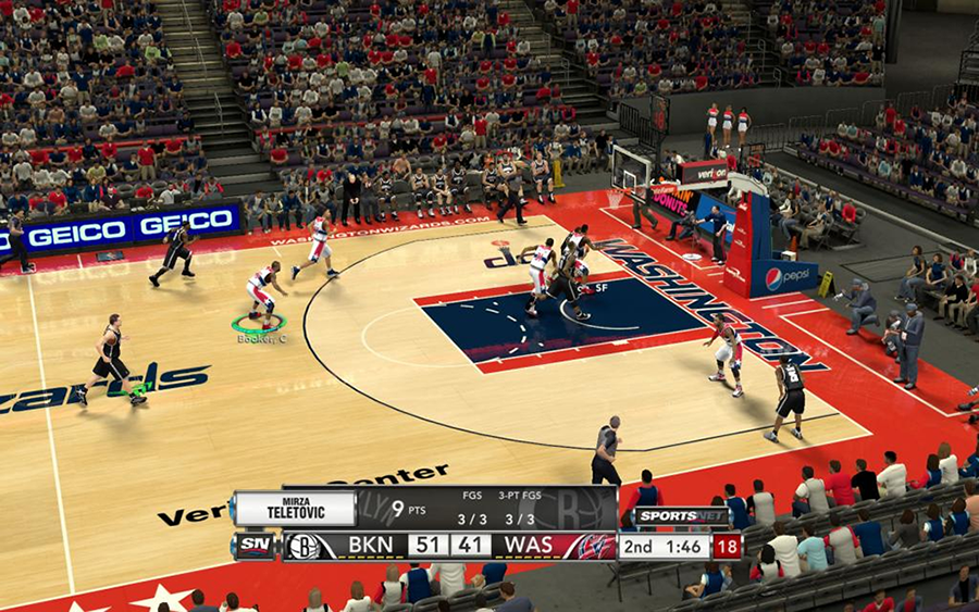 NBA 2K14 Sportsnet Scoreboard Mod
