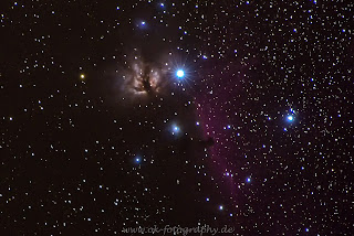 Sternenhimmel Pferdekopfnebel Barnard 33 horsehead nebula nikon