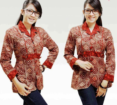 Desain Baju Batik Modern Desain Baju Batik Modern