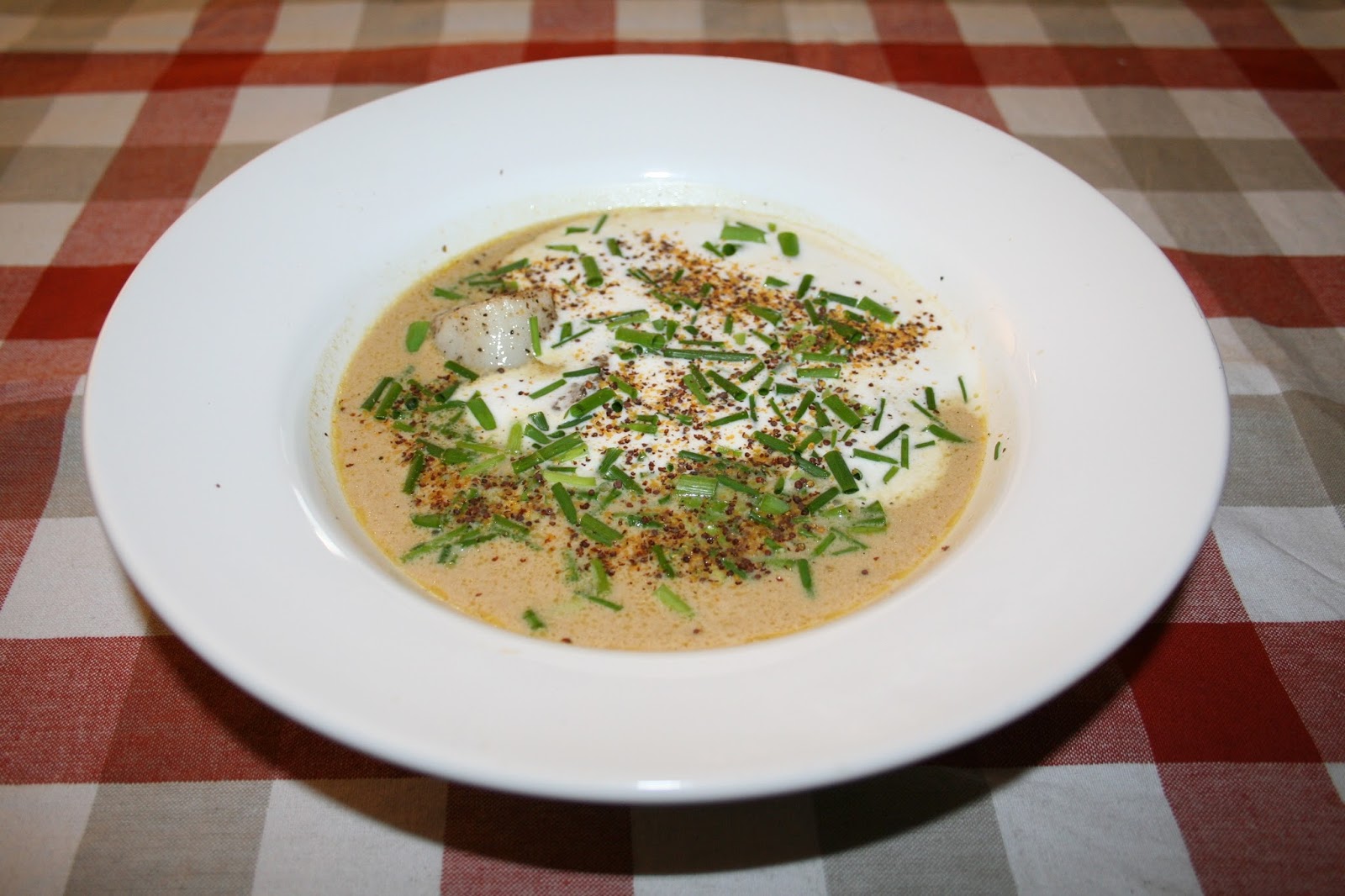 Champagner-Senf-Suppe