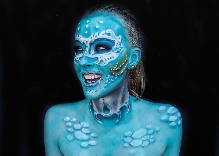 Design Stack A Blog about Art, Design and Architecture Turning into Monsters, with Body Painting