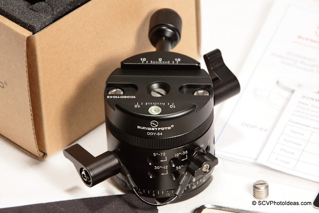 Sunwayfoto DDP-64MX+DDY-64 Panoramic Indexing Rotator unboxed