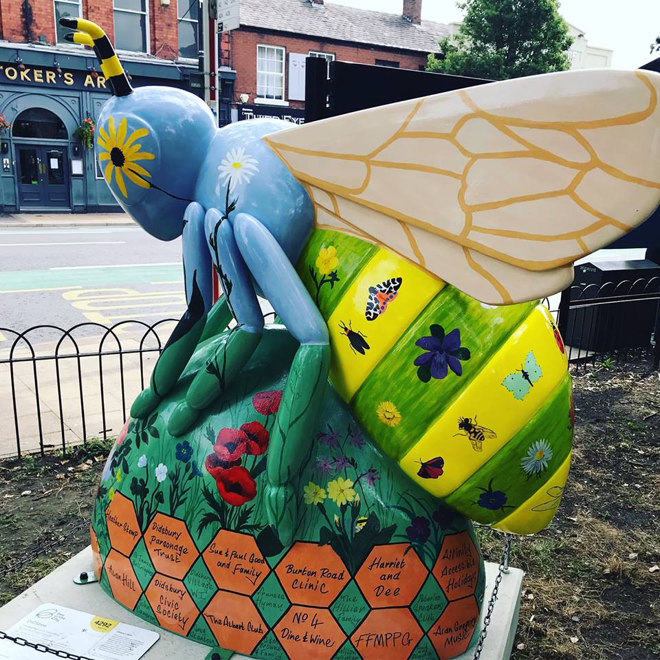 Andrew Simpson In the company of the Manchester Bees.. no. 5 down