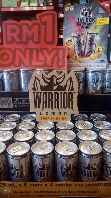 7 Eleven Malaysia  Warrior Sparkling Energy RM1 Discount Promo