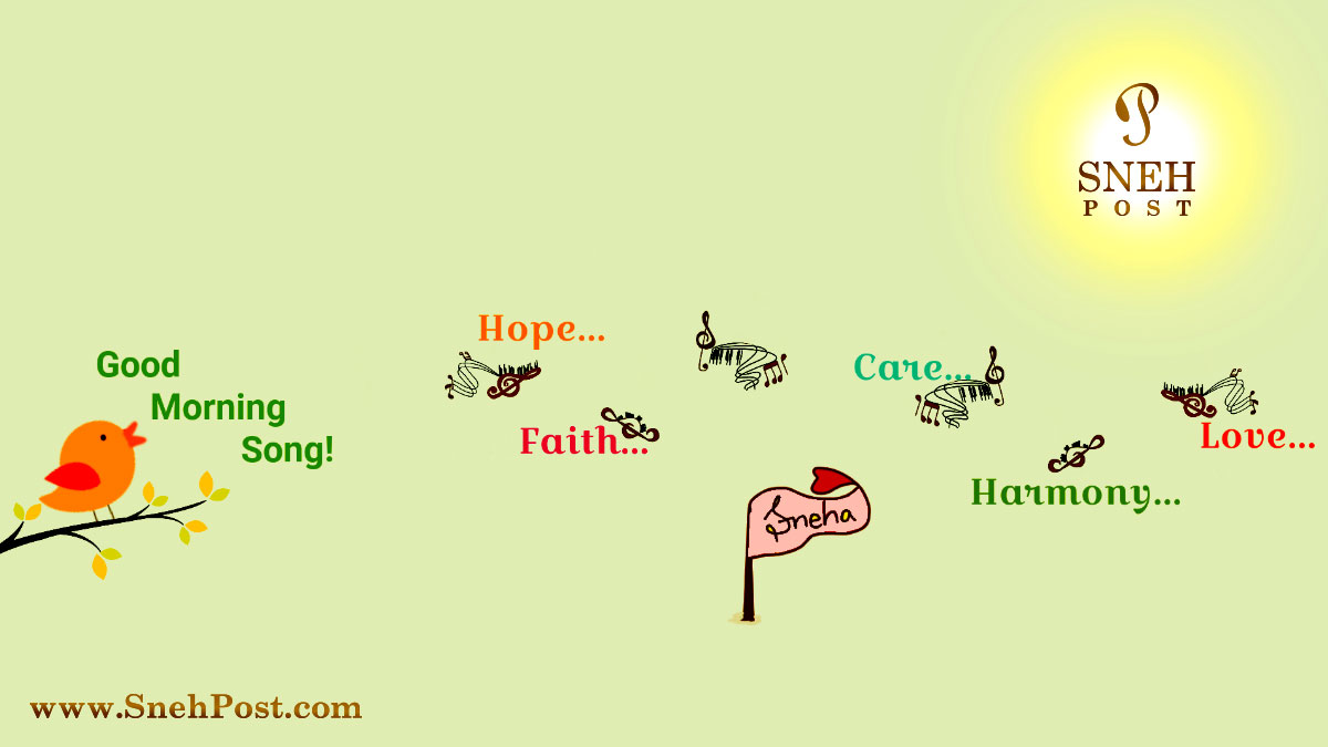 New Beginning Guide: 7 Archaic Refuelers New beginning guide with 7 archaic refuelers: Illustration of bird singing good morning song of hope, faith, care, harmony and love while music notes floating around in air