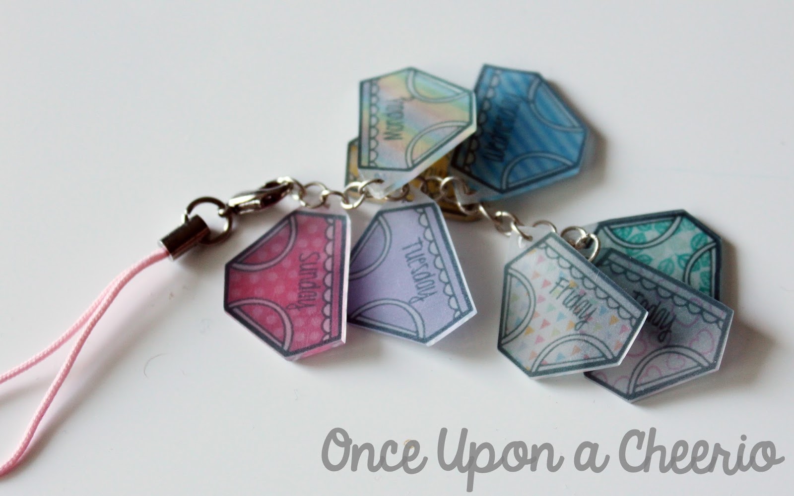 Shrink Plastic (Shrinky Dink) Underwear Planner Charms Shrink Plastic (Shrinky Dink) Underwear Planner Charms