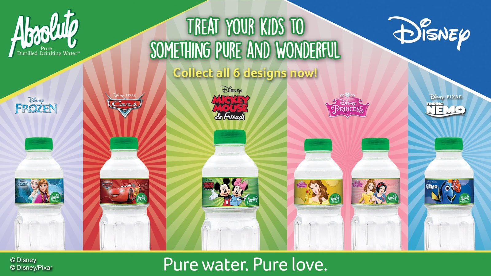 BaonSuggestion Absolute Pure Distilled Drinking Water Disney Kiddie