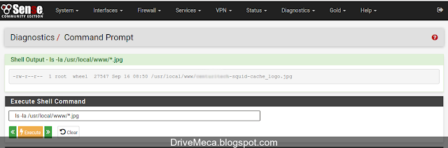 DriveMeca personalizando la pagina de error de SquidGuard en pfSense