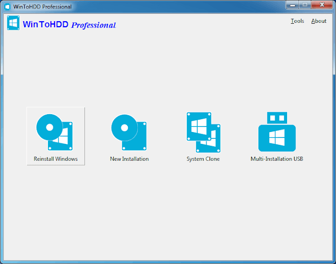 WinToHDD - Εγκαταστήστε τα Windows χωρίς CD και USB