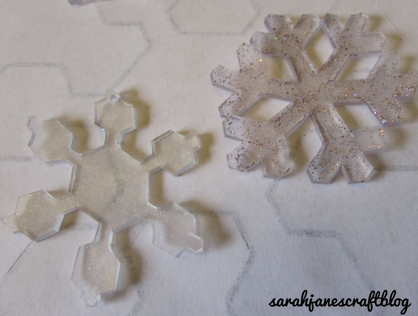 Shrink Plastic Snowflakes - Things to Make and Do, Crafts and