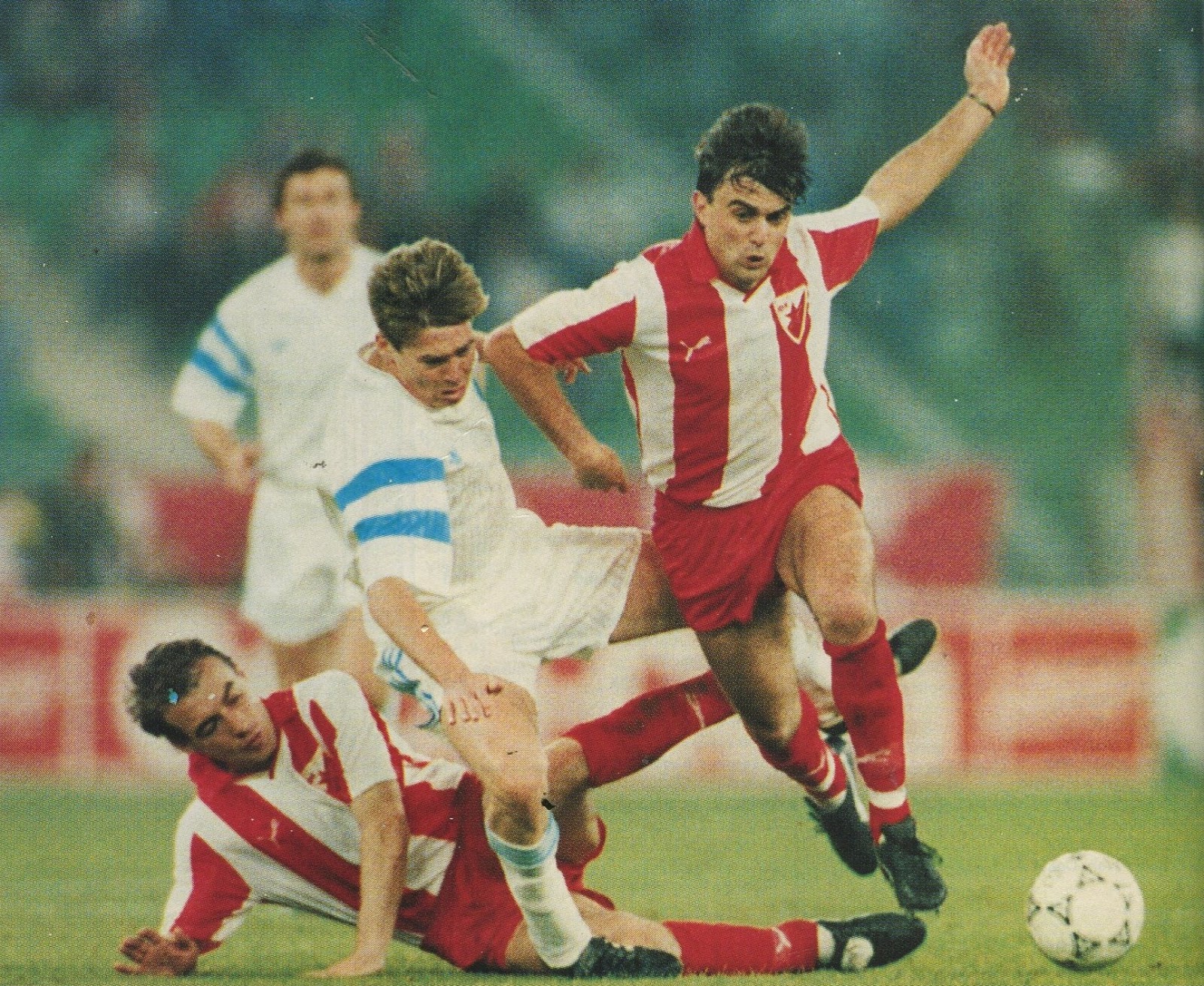 DRAGAN DZAJIC and LJUPKO PETROVIC coach champions of Europe 1991 Red star Crvena  zvezda Champions