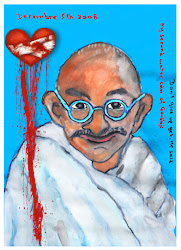resistance nonviolent gandhi tikkun dialogue power painting violence daily helped watercolor portraits fearless heart