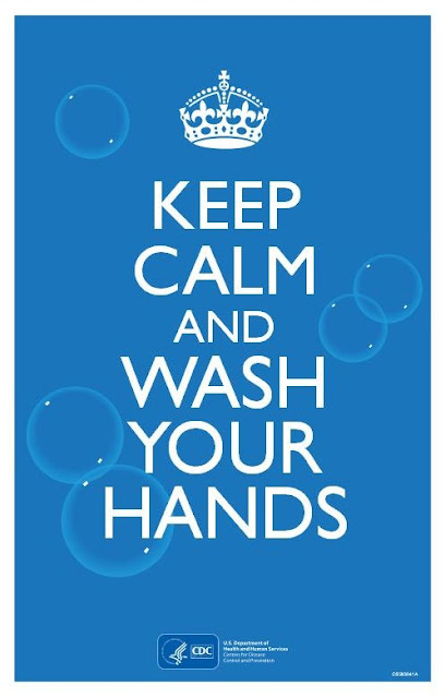 keep calm and wash yours hands