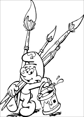 Smurf Coloring Pages,Smurf