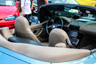 Car Interior of a Convertible