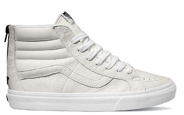 SK8-Hi Reissue Zip True White Black All White Leather SK8-Hi Zip R$ 499,99