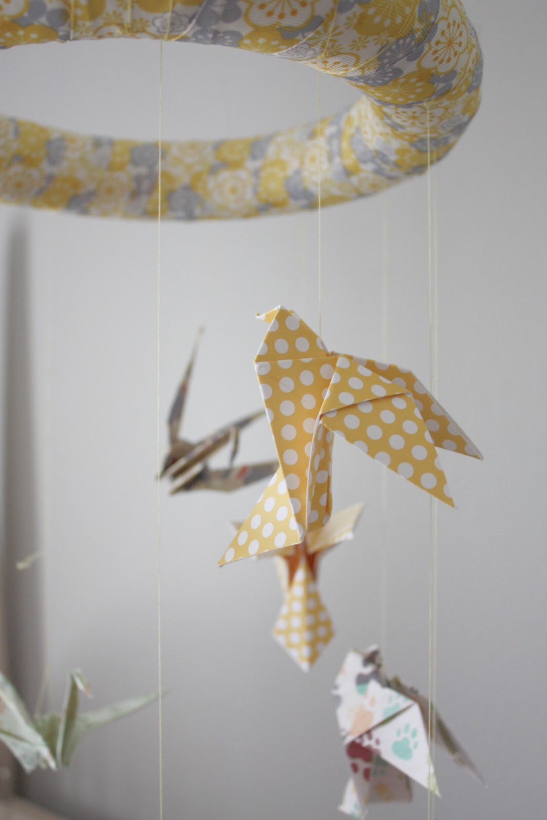 Fisher's Mommy Great Gift Origami Baby Mobile