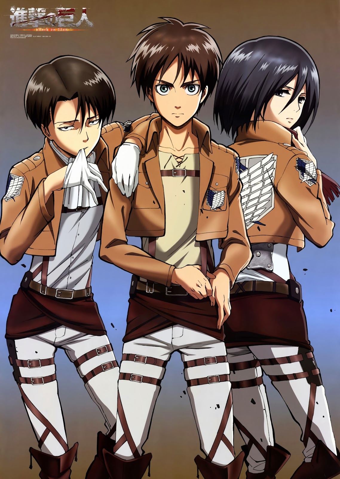進撃の巨人 リヴァイ エレン すき家コラボ のぼり旗 attackontitan 進撃の巨人 × すき家 コラボ 〜一粒残らず駆逐してやる〜 – 進撃
